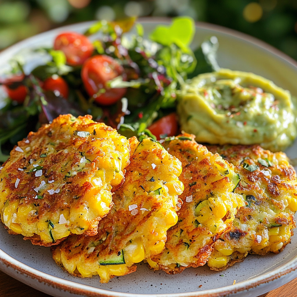 Corn & Zucchini Fritters: Deliciously Crispy Treats!