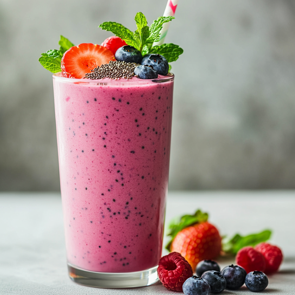 Creamy Coconut Berry Smoothie: A Simple, Delicious Treat!