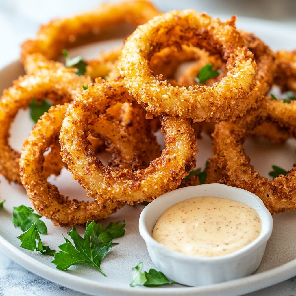 Crispy Air Fryer Keto Onion Rings are a must-try!