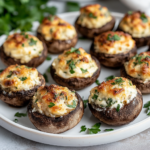 Easy Cheesy Stuffed Mushrooms