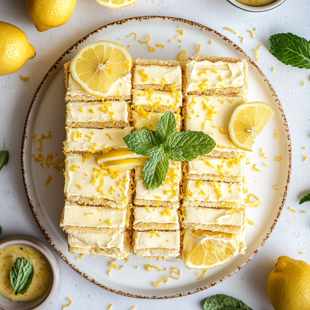 Italian Lemon Biscuit Cake No-Bake Keto Style Is Delicious!