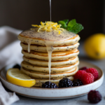 Lemon Poppy Seed Almond Flour Pancakes