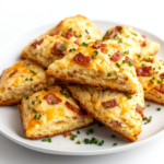 Low Carb Bacon Cheddar Onion Scones