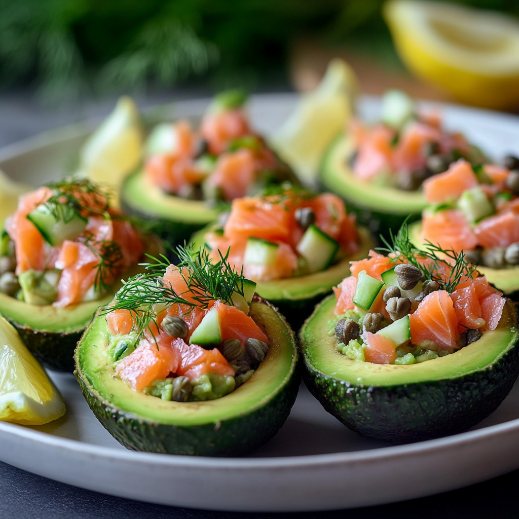 Smoked Salmon Stuffed Avocado Boats: A Delicious Twist!