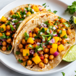 Spicy Mango Chickpea Tacos