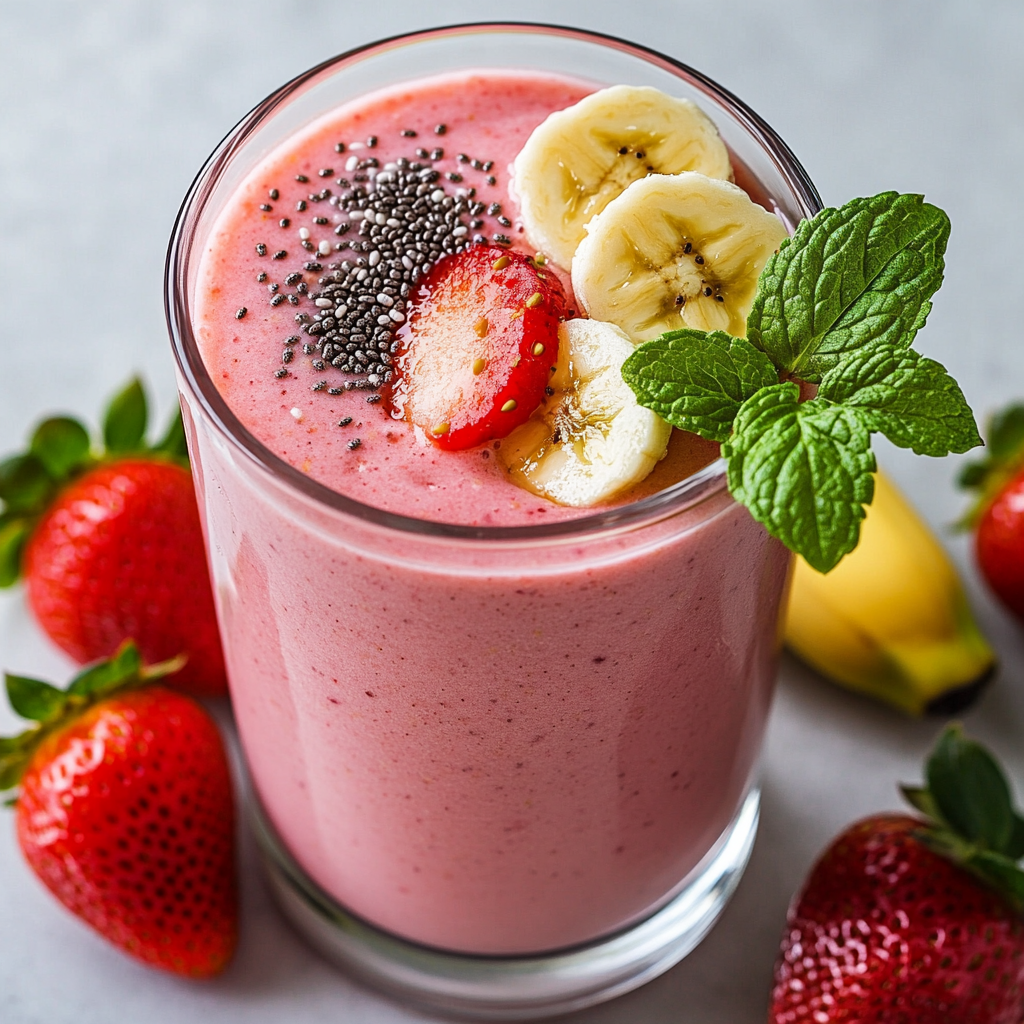 Strawberry Banana Smoothie: A Creamy Delight Awaits!