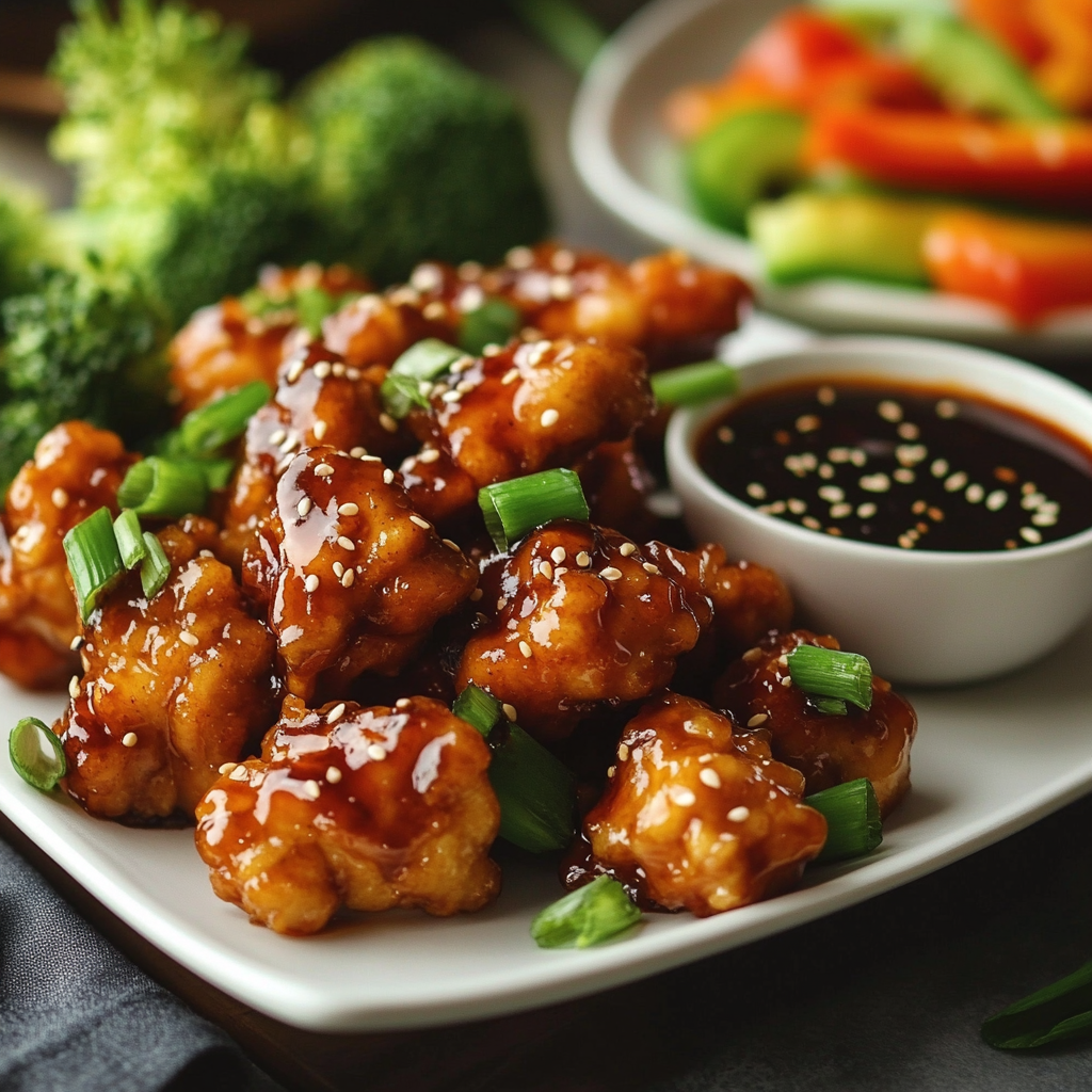 Sugar-Free Keto General Tso Chicken Air Fryer is Amazing!