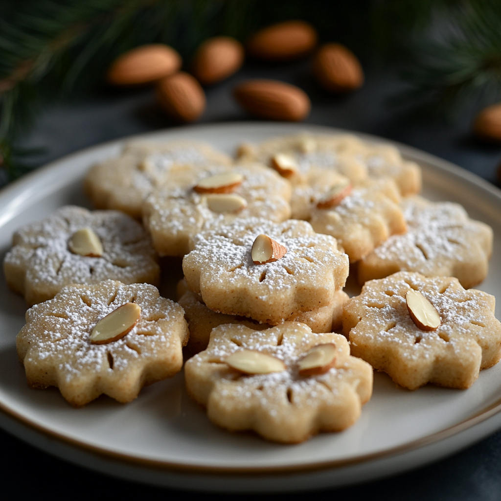 Tahini Shortbread Almond Cookies: A Delicious Delight!