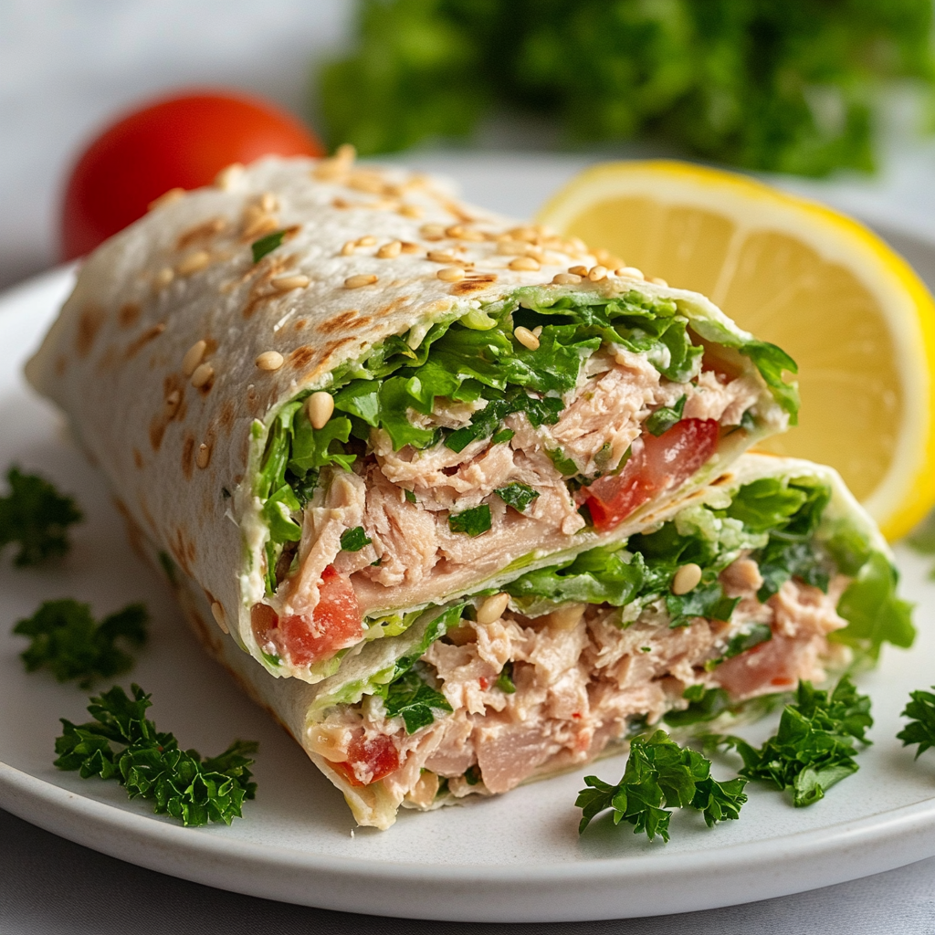 Tuna Mayo Wrap: Quick, Healthy Recipe for Lunch Today!