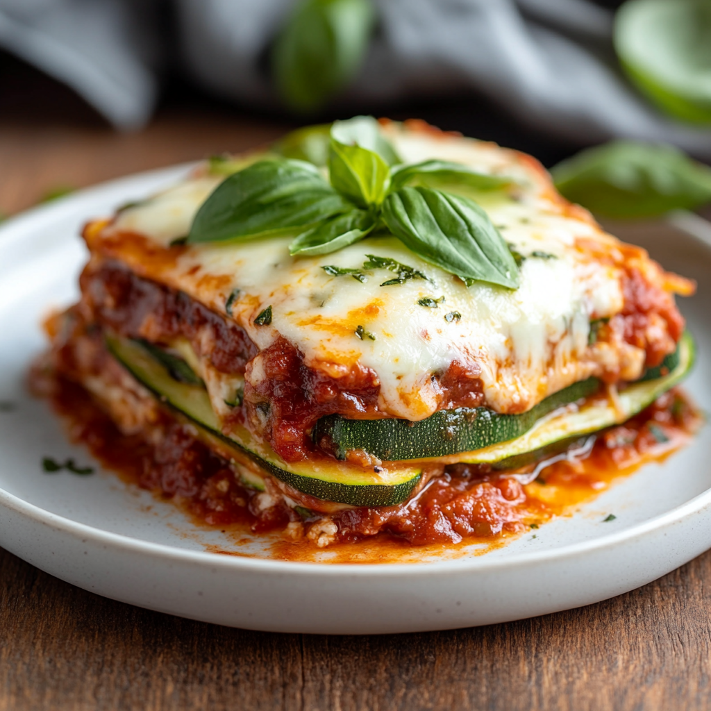 Zucchini Noodle Keto Lasagna Layers: A Healthy Delight!