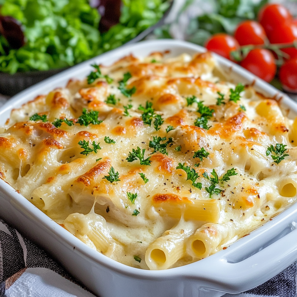 Chicken Alfredo Bake: Discover the Creamy Delight!