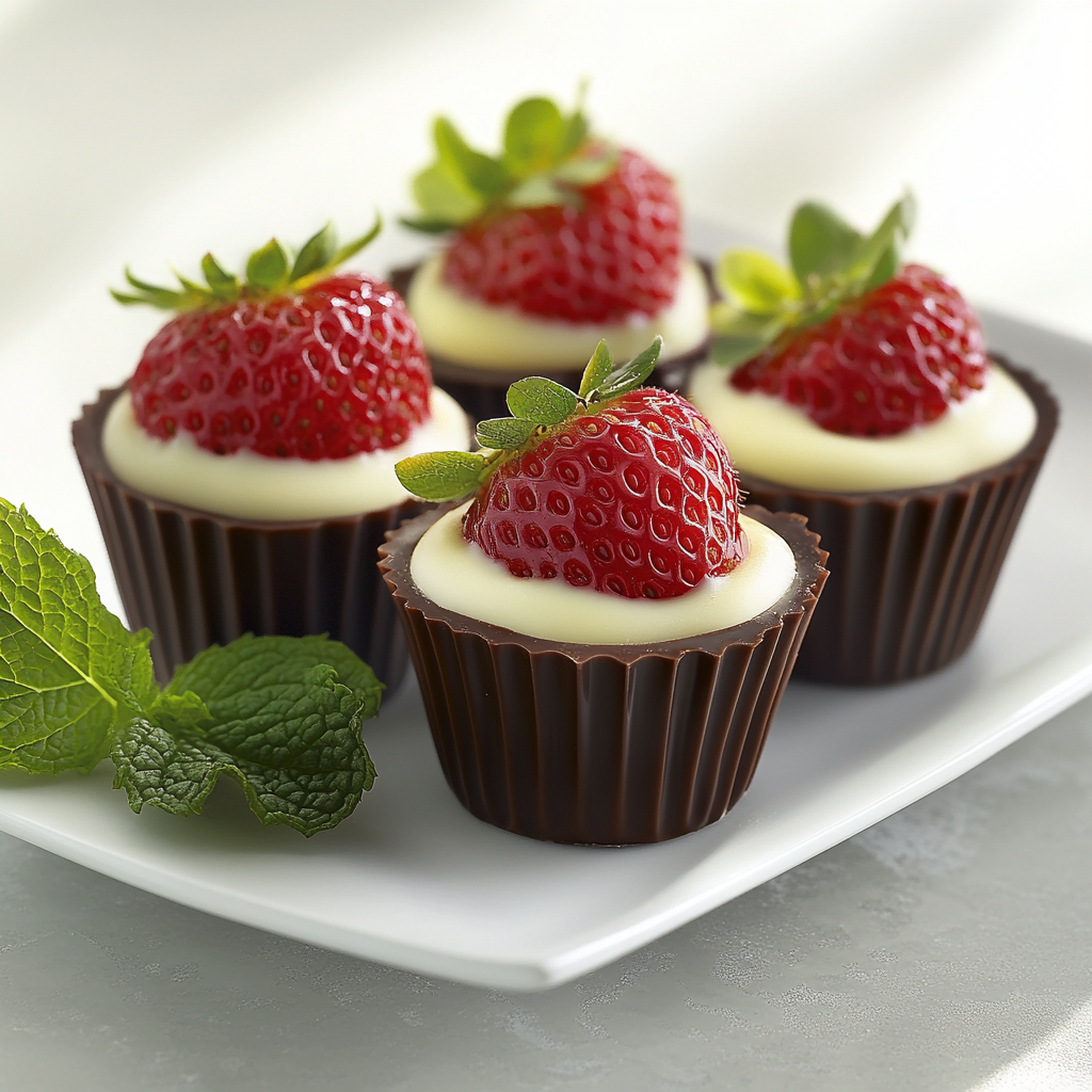 Chocolate Strawberry Cups are a delightful treat to enjoy!