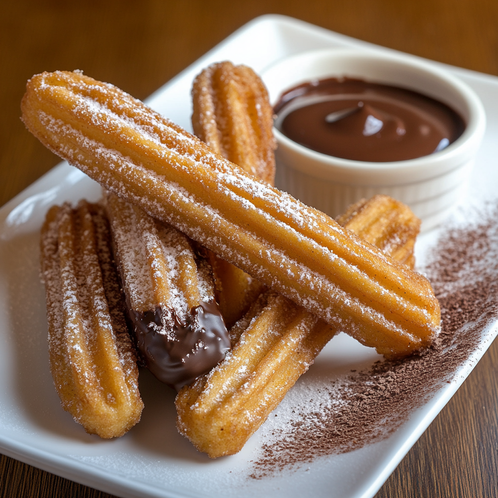 Churros rellenos (Spain) are a must-try dessert!