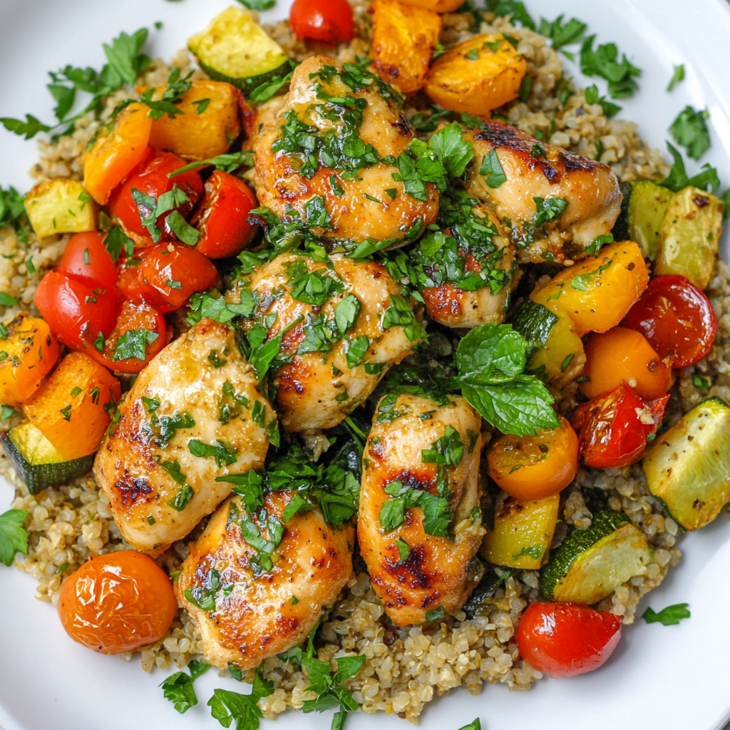 “Freekeh with Chicken: A Flavorful, Nutritious Delight”
