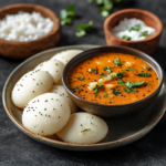 Idli with Sambar
