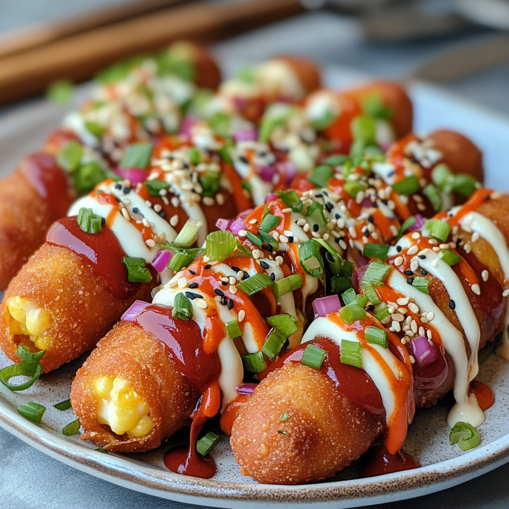 Korean Corn Dogs: A Delicious Recipe You Must Try! 3 Korean Corn Dogs