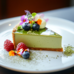 Matcha cheesecake