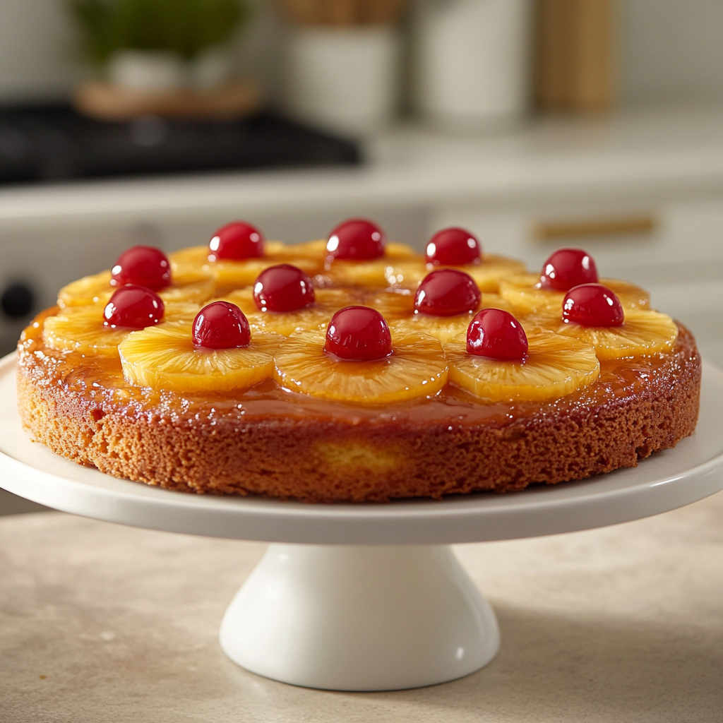Pineapple Upside-Down Cake: A Sweet Tropical Treat!