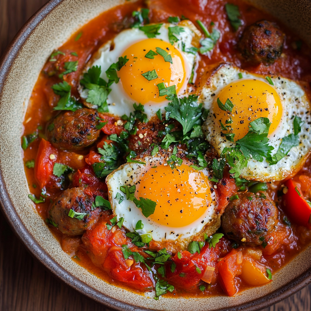 Shakshouka with merguez: A spicy twist you’ll love!