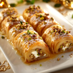 Baklava Cheesecake Rolls – Turkey