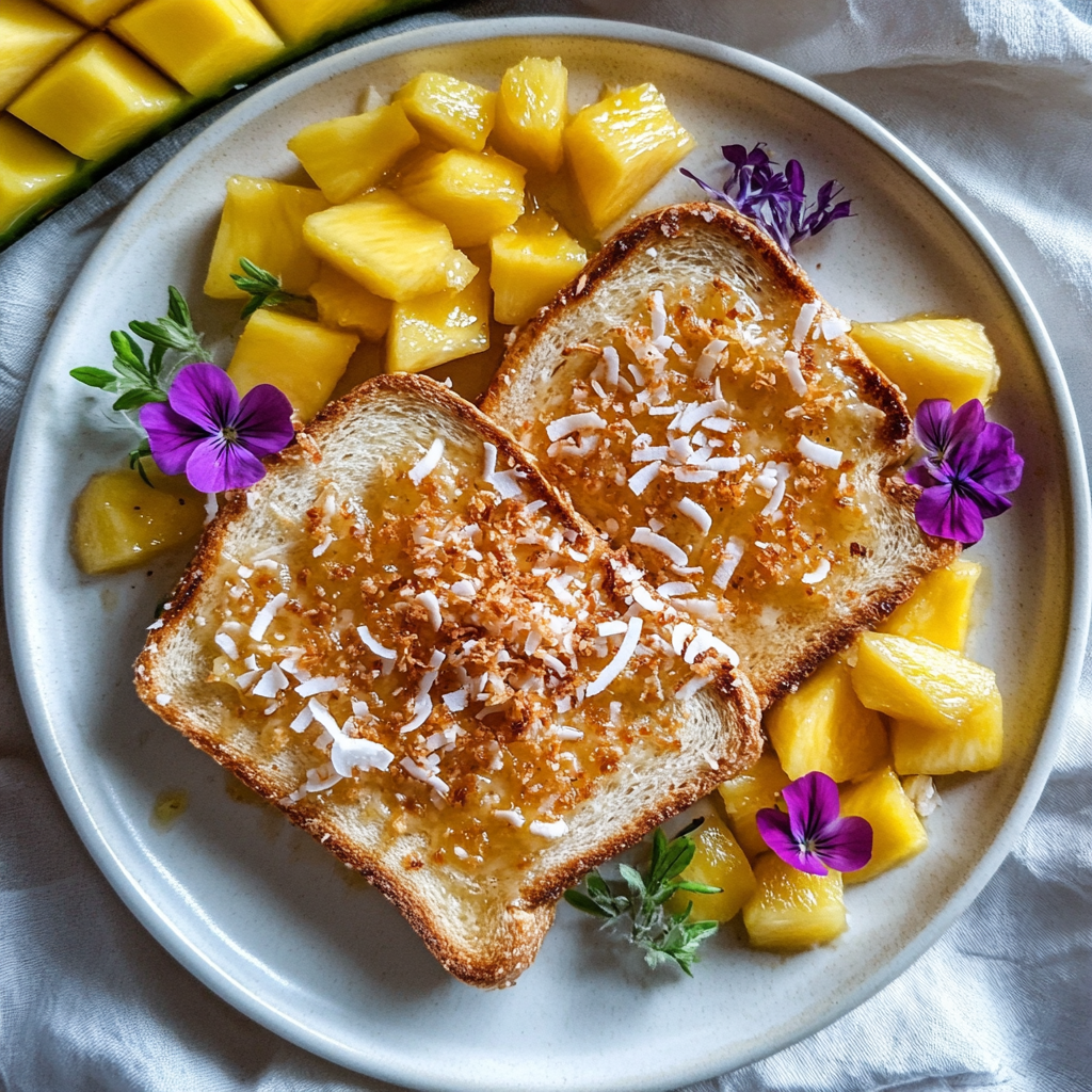 Coconut Jam Toast – Malaysia: A Sweet Breakfast Delight!