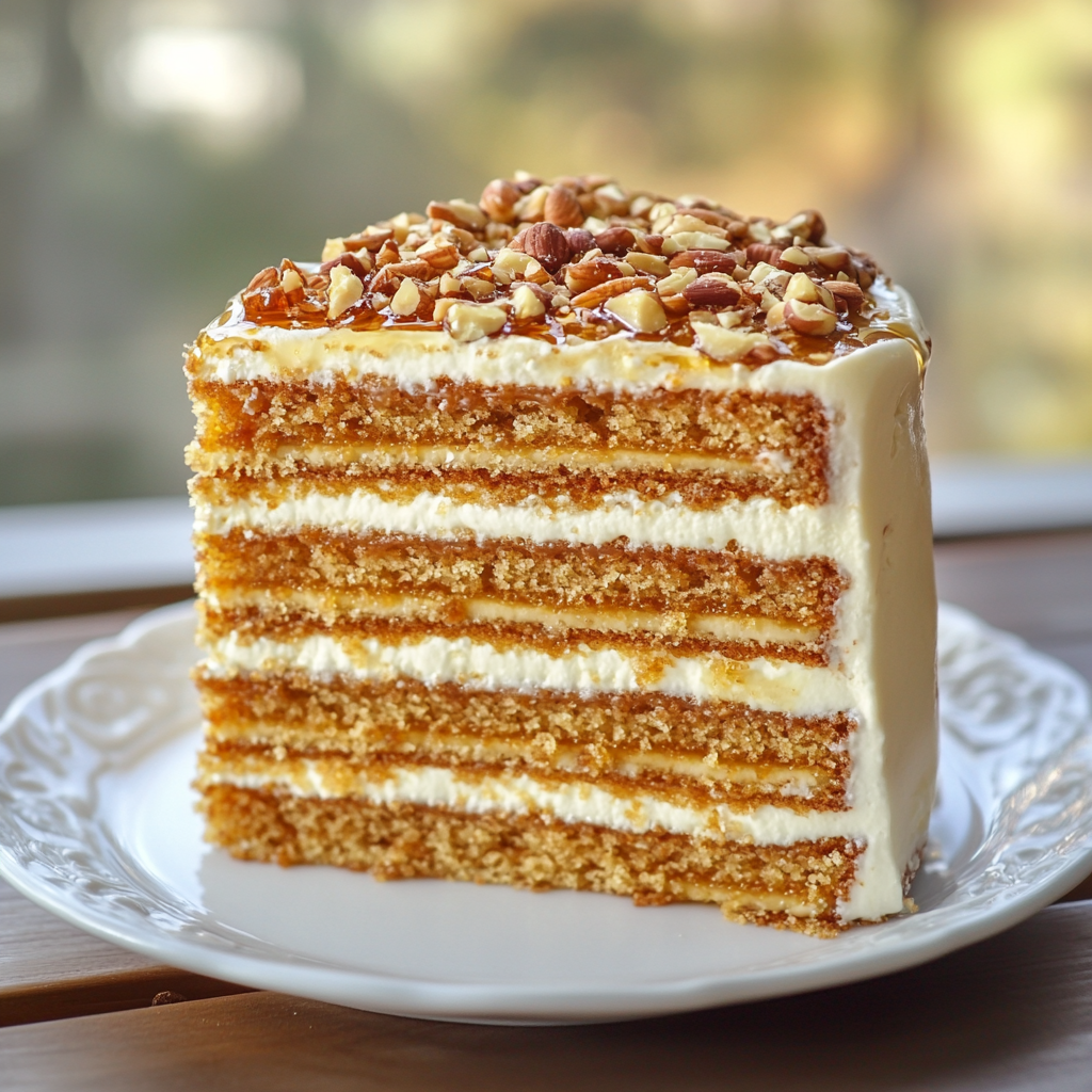 Medovik Honey Cake – Russia: Discover Its Delightful Layers!