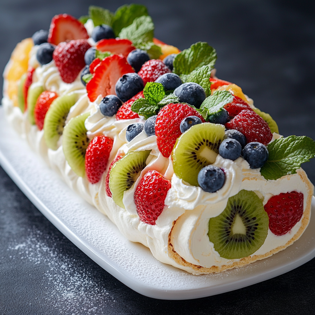 Pavlova Roll – New Zealand: A Delightful Dessert Recipe!
