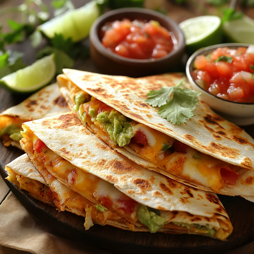 Quesadillas: Discover the Ultimate Cheesy Chicken Recipe!