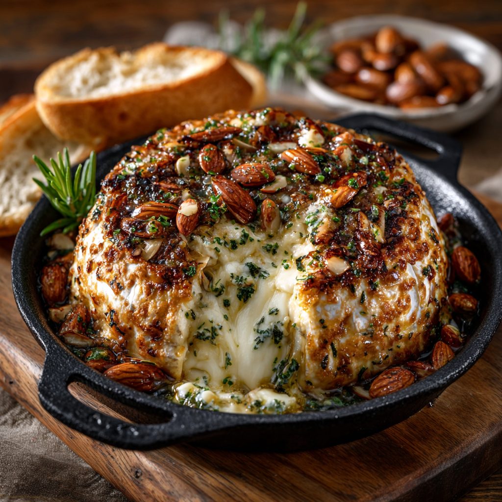 Baked Brie with Almonds & Herbs: A Delightful Recipe! 3 Baked Brie with Almonds & Herbs