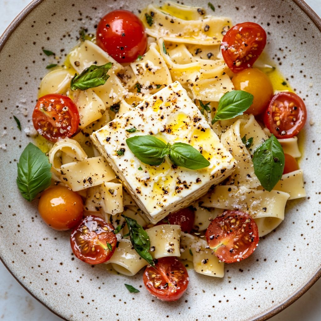 Baked Feta Pasta is your next creamy delight! 3 Baked Feta Pasta