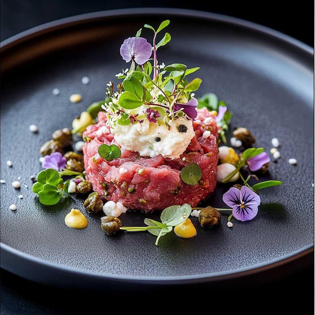 Beef Tartare Smoked Ricotta Caper Mess: A Must-Try Recipe! 3 Beef Tartare Smoked Ricotta Caper Mess