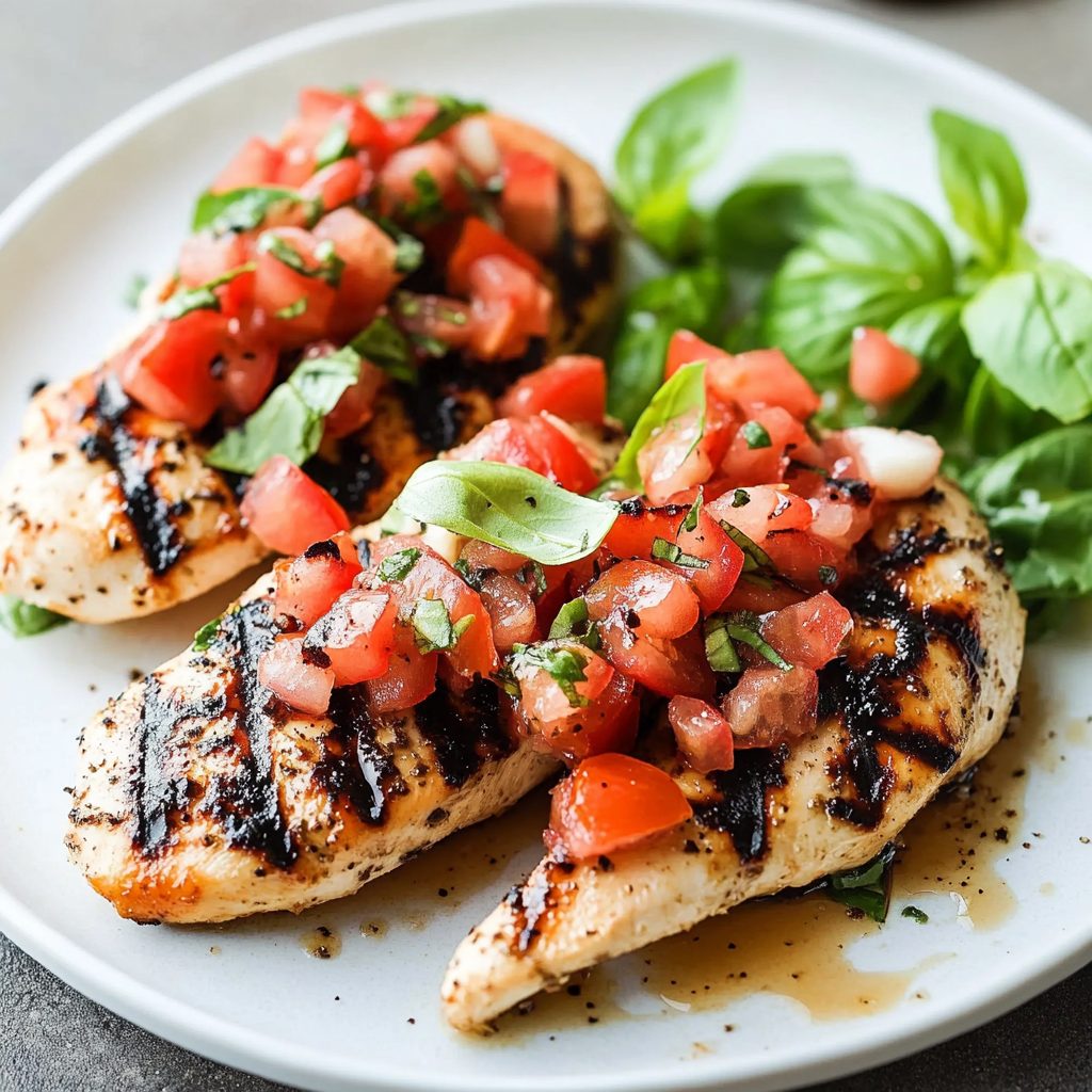 Bruschetta Grilled Chicken: A Flavorful Summer Delight!