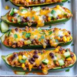 Burrito Zucchini Boats 1