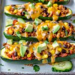 Burrito Zucchini Boats