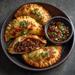 Cauliflower Empanadas with Spiced Beef