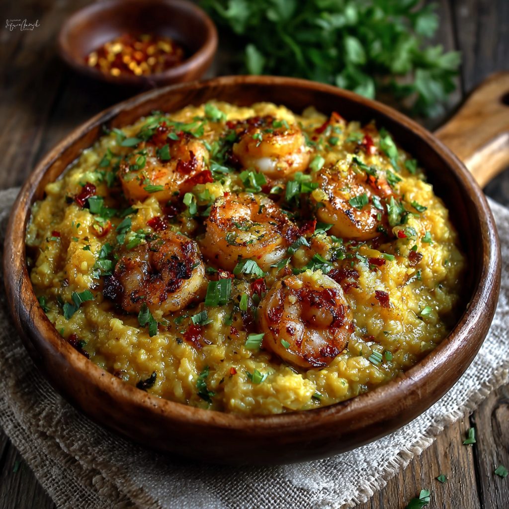 Cauliflower Risotto with Saffron & Shrimp: Try It Now!