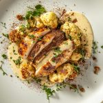 Chicken Tahini Roasted Cauliflower Dukkah Plate