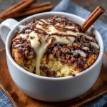 Cinnamon Roll Mug Cake Keto