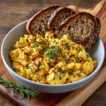 Creamy Scrambled Eggs with Cream Cheese