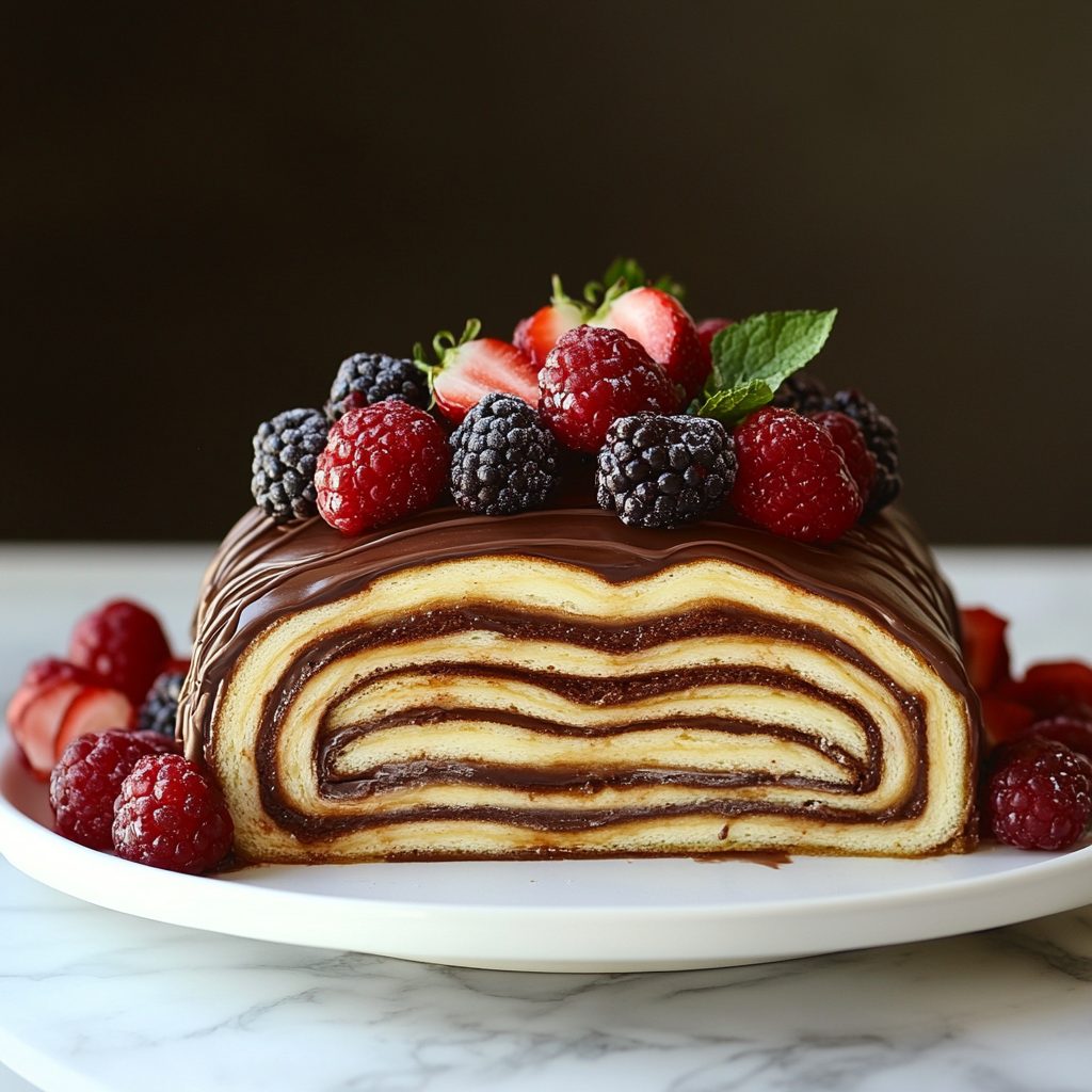 Crepe Roll Cake: Indulge in Delicious Fruit Rolls! 3 Crepe Roll Cake