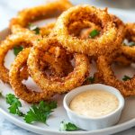 Crispy Air Fryer Keto Onion Rings