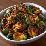 Crispy Brussels Sprouts with Bacon Keto Side Dish
