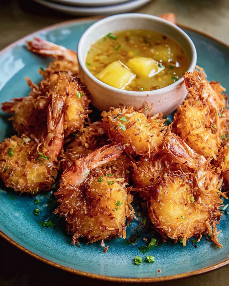 Crispy Coconut Shrimp with Pineapple Sauce delights your palate!