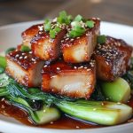 Crispy Pork Belly Sesame Ginger Bok Choy Chili Oil Chaos