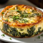 Crustless Spinach Swiss Quiche Remix