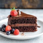 Easy One Layer Keto Chocolate Cake