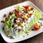 Easy Wedge Salad low carb keto