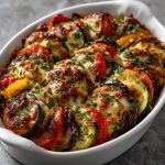 French Garlic Herb Ratatouille Bake