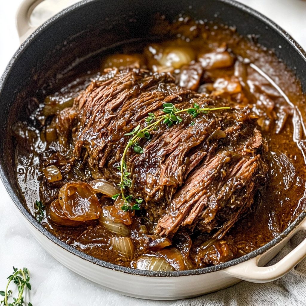 French Onion Pot Roast: A Comforting Meal to Savor