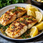 Garlicky Lemon Mahi Mahi